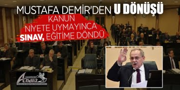 Büyükşehir'de mühendisleri 'sınav'dan yasa kurtardı