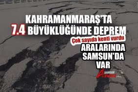 Kahramanmaraş’ta 7.4 büyüklüğünde deprem