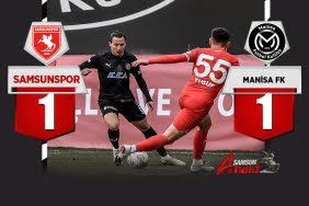 Samsunspor, Manisa'dan 1 puanla dönüyor