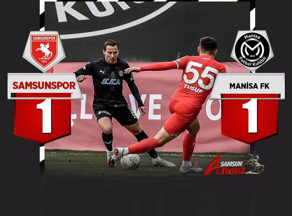 Samsunspor, Manisa'dan 1 puanla dönüyor
