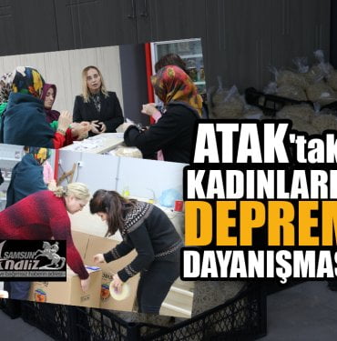 Atakum'da kadınlardan örnek alınacak dayanışma
