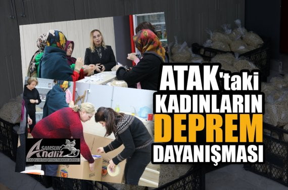 Atakum'da kadınlardan örnek alınacak dayanışma