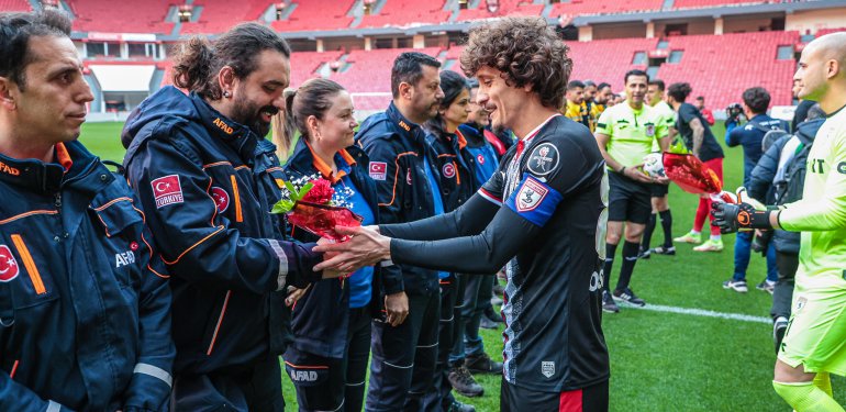 Destek maçında kazanan Samsunspor