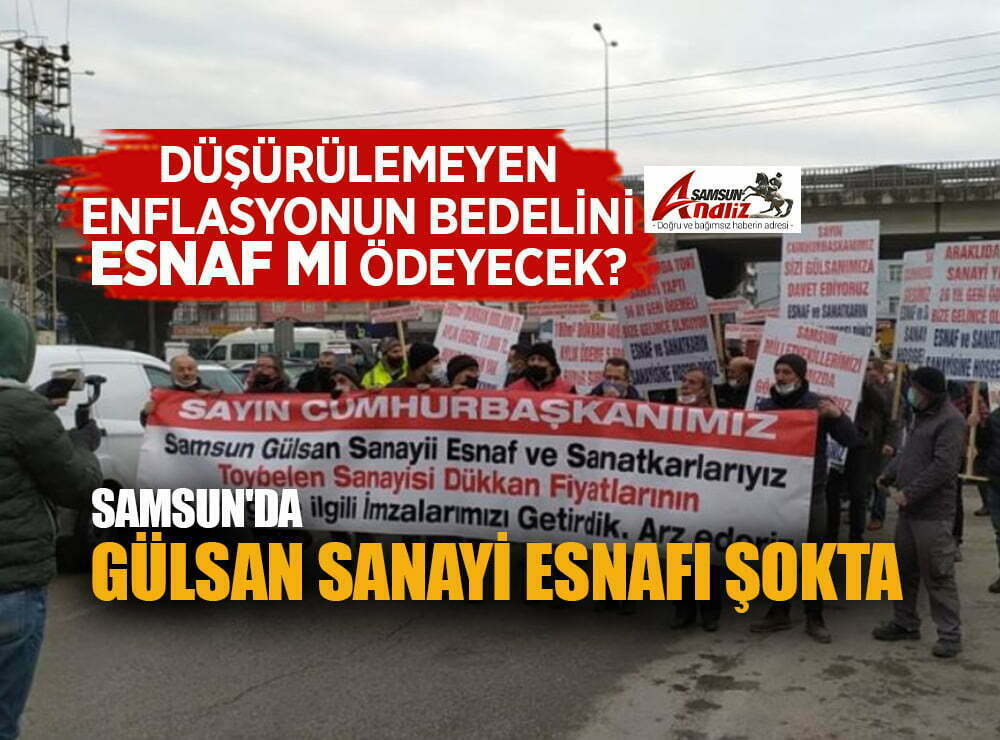Gülsan Sanayi esnafı zorda
