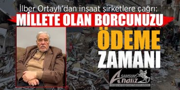 İlber Ortaylı'dan dikkat çeken bir paylaşım
