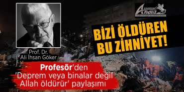Profesör'den tahrik eden paylaşım