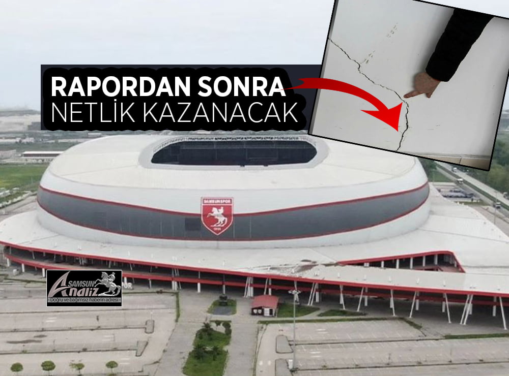 Samsun 19 Mayıs Stadyumu inceleniyor