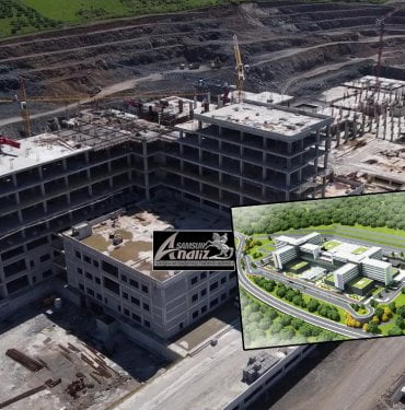 Samsun Şehir Hastanesi'nin kaba inşaatı bitmek üzere