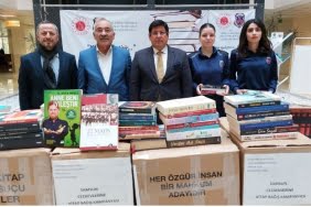 Samsun'da cezaevine kitap bağışı!