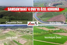 Samsun'daki 4 Ova'ya özel koruma