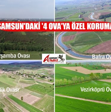 Samsun'daki 4 Ova'ya özel koruma