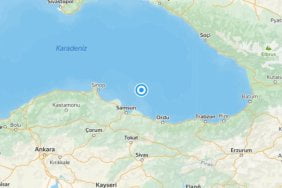 Samsun'un açıklarında deprem