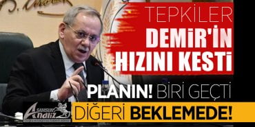 Tepkiler, Mustafa Demir'i bir nebze yavaşlattı