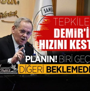 Tepkiler, Mustafa Demir'i bir nebze yavaşlattı