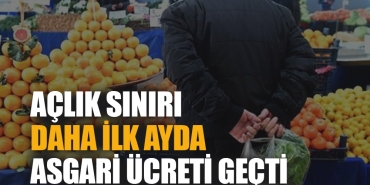 Açlık sınırı şubatta 9 bin 234 TL’ye yükseldi