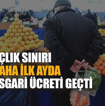 Açlık sınırı şubatta 9 bin 234 TL’ye yükseldi
