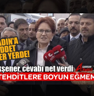 Akşener'den Erdoğan'a Net Yanıt