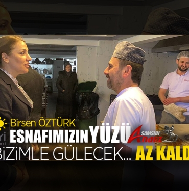 İYİ Partili Birsen Öztürk, esnafın derdini dinledi