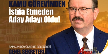 İstifa Etmeden Aday Oldu