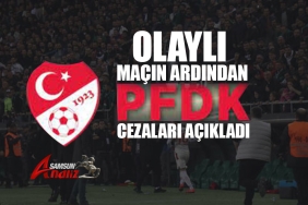 PFDK, Samsunspor'un Cezasını Açıkladı