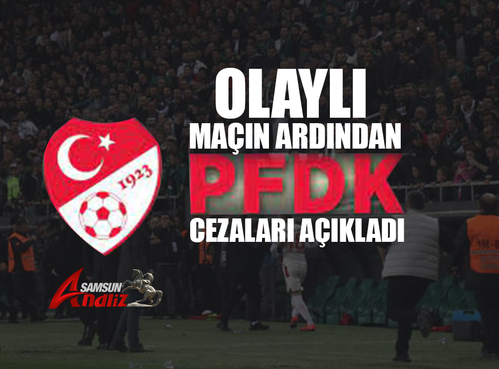 PFDK, Samsunspor'un Cezasını Açıkladı