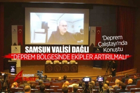 Samsun Valisi Zülkif Dağlı'dan deprem dersi