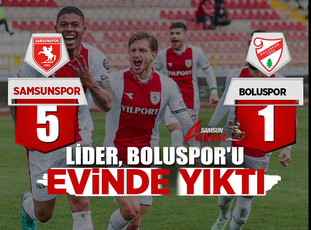 Samsunspor 5 - Boluspor 1