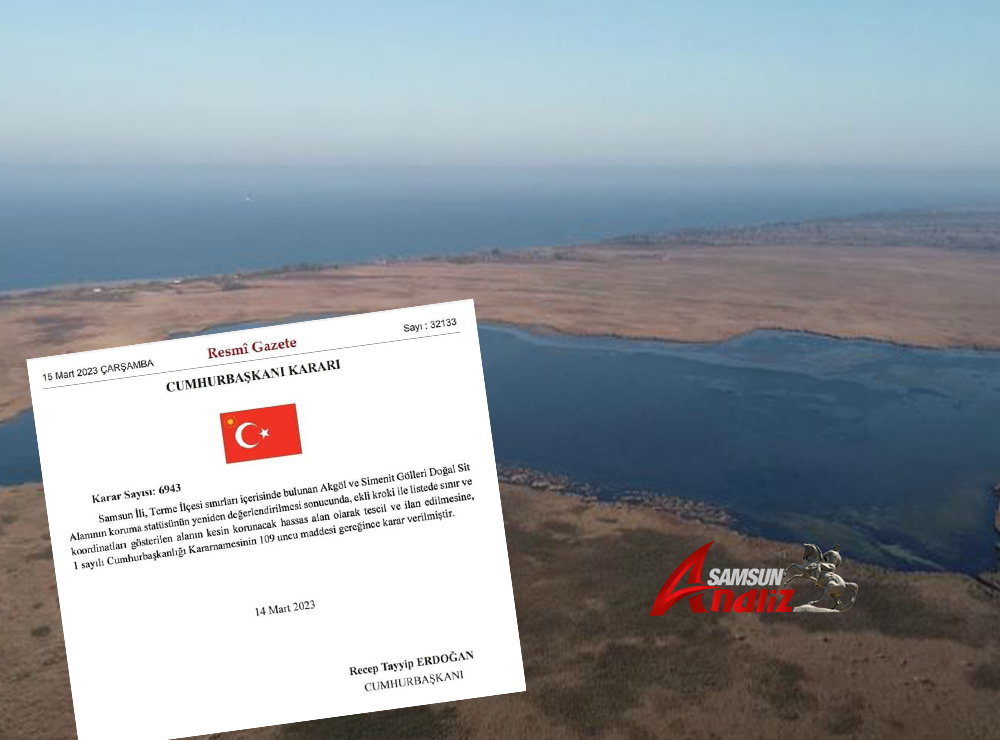Samsun'un o gölleri korunacak