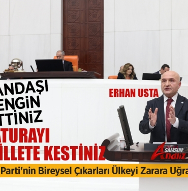 Ak Parti'nin Bireysel Çıkarları Ülkeyi Zarara Uğrattı