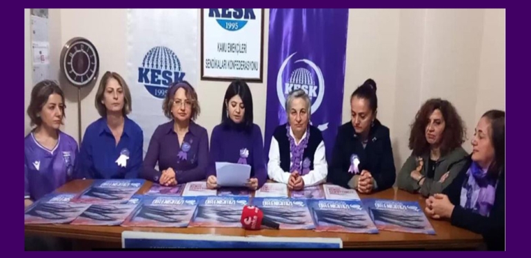 Samsun KESK Kadın Meclisi'nden 8 Mart Mesajı