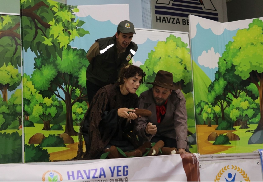 Havza’da Orman Sevgisi Tiyatroyla Aşılandı