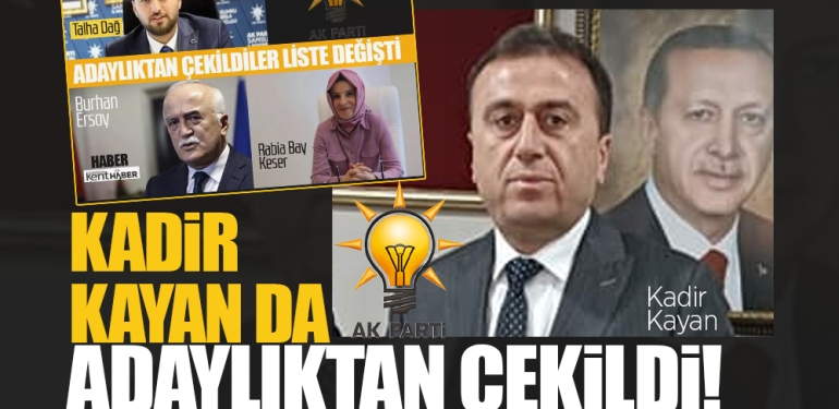 AK Parti'nin Samsun'daki Bir Adayı Daha Adaylıktan Çekildi