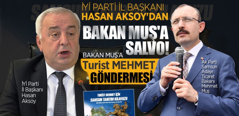 Bakan Muş'a Samsun Tanıtım Kılavuzu Göndermesi