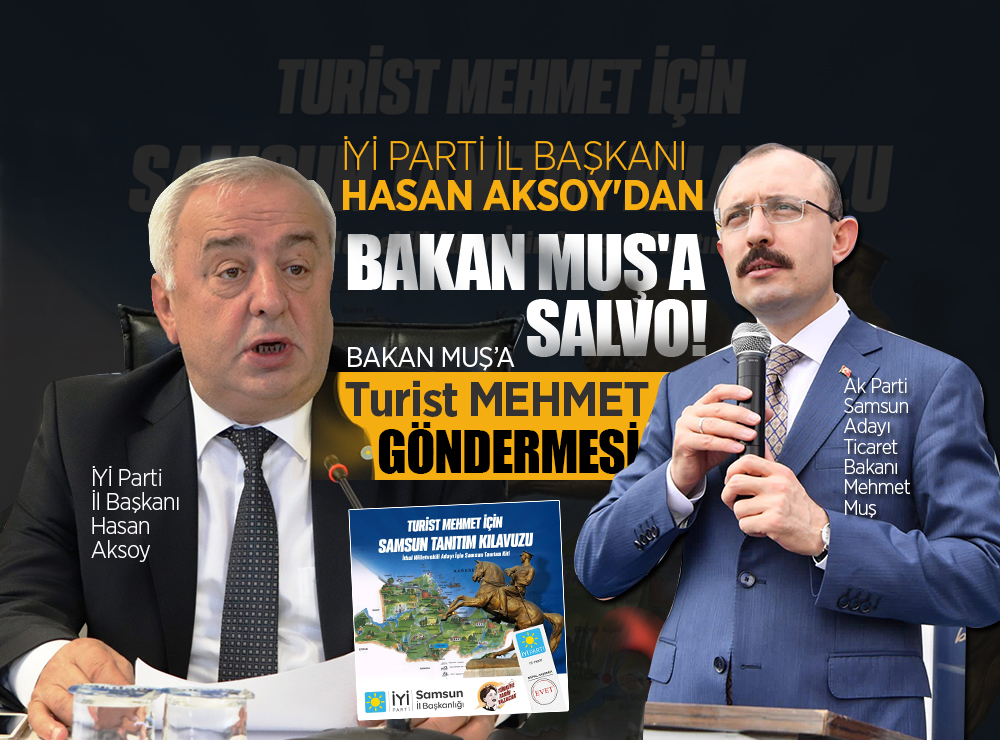 Bakan Muş'a Samsun Tanıtım Kılavuzu Göndermesi