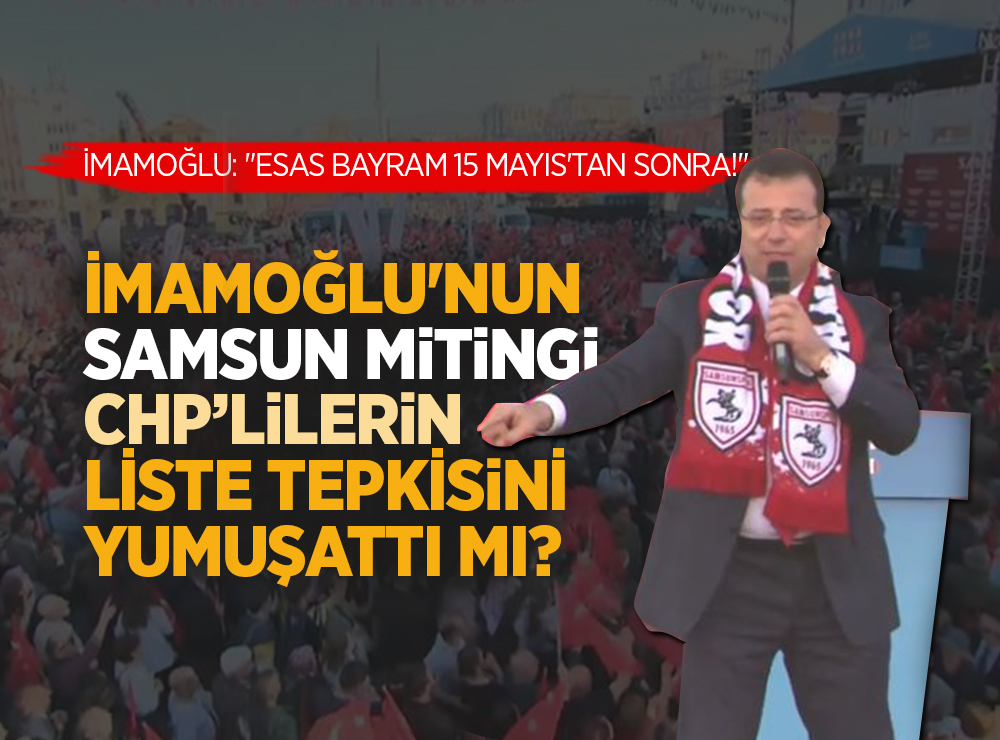 Ekrem İmamoğlu Samsun'da Konuştu