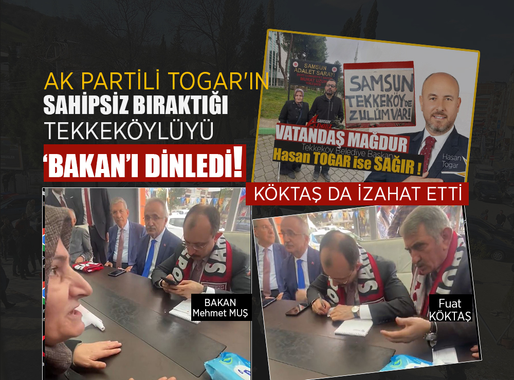 Hasan Togar'ın Dinlemediği Vatandaşı 'Bakan'ı Dinledi