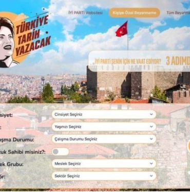 İYİ Parti'den Kişiye Özel Seçim Beyannamesi
