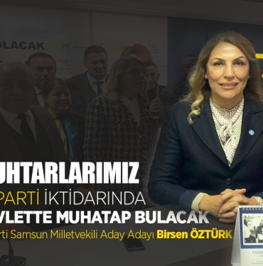 İYİ Partili Birsen Öztürk Muhtar Ziyaretlerini Sürdürüyor
