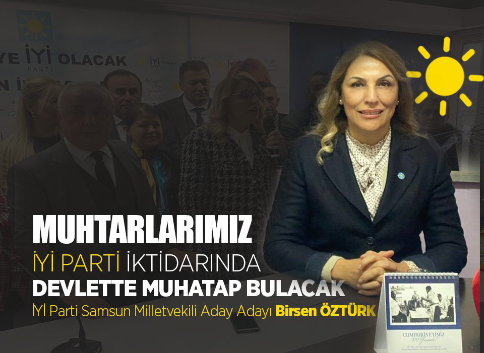 İYİ Partili Birsen Öztürk Muhtar Ziyaretlerini Sürdürüyor