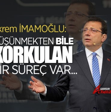 İmamoğlu, 'Milletin iktidarında Türkiye'de Konuştu