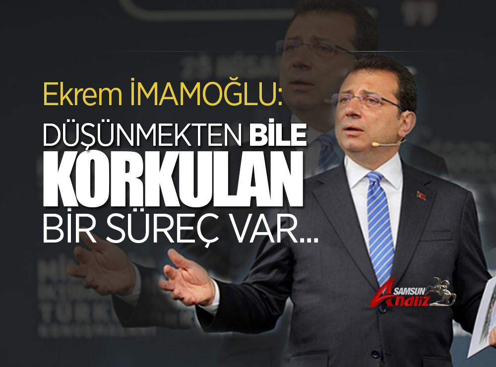 İmamoğlu, 'Milletin iktidarında Türkiye'de Konuştu