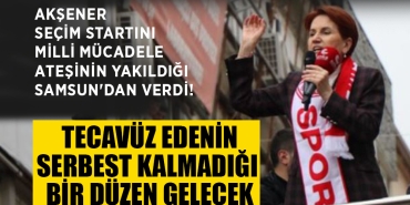 Meral Akşener, Samsun'da Vatandaşlara Seslendi