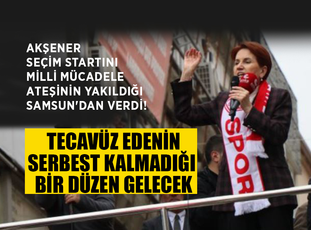 Meral Akşener, Samsun'da Vatandaşlara Seslendi
