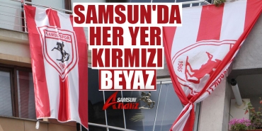 Samsun'da Samsunspor'un Süper Lig Rüzgarı