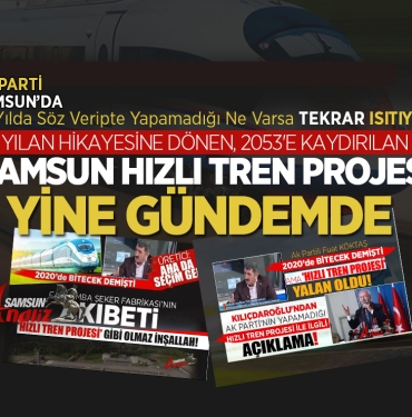 Samsun'da 20 Yıldır Yapılamayan Projeler Yine Gündemde