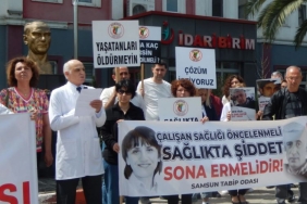 Samsun'da Hekimlerden Şiddet İsyanı!