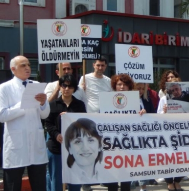 Samsun'da Hekimlerden Şiddet İsyanı!