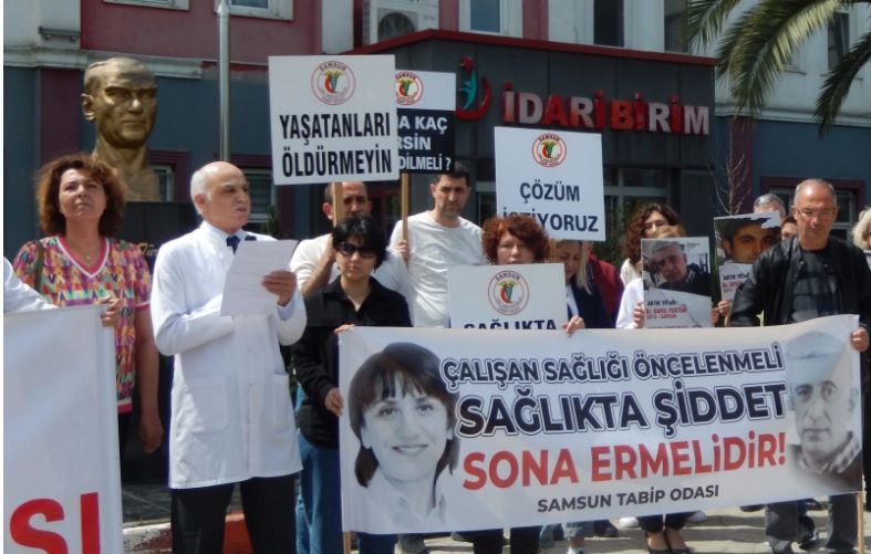 Samsun'da Hekimlerden Şiddet İsyanı!