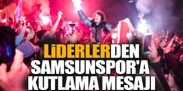 Samsunspor'a Liderlerden Süper Lig Tebriği
