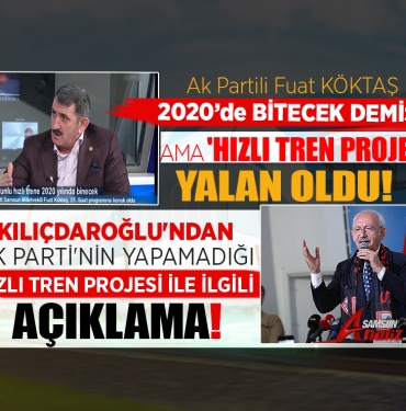 Samsun'u İskenderun'a Bağlayacağız